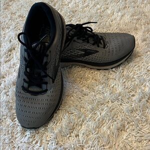 Brooks Charcoal Athletic Sneakers